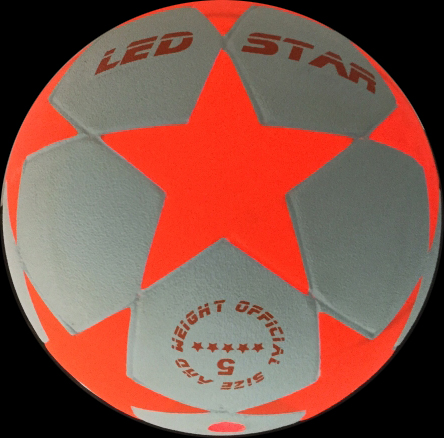 LED STAR weiss orange